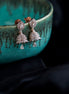 Jhumka - Small Gold Plated Jhumka - Opal Touch