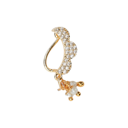 Opal Touch - Snowfall Elegance Opal Nose Pin - Nose Pin