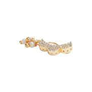 Opal Touch - Snowfall Elegance Opal Nose Pin - Nose Pin