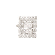 Opal Touch - Snowflake Glow Brass Ring -