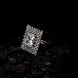 Opal Touch - Snowflake Glow Brass Ring -