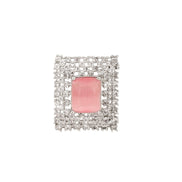 Opal Touch - Snowflake Glow Brass Ring -