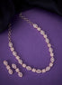 Opal Touch - Sophisticated White Rose Necklace - Necklace