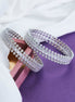 Opal Touch - Sparkling Rhodium Bangles Set (Pack of 2) - Bangles