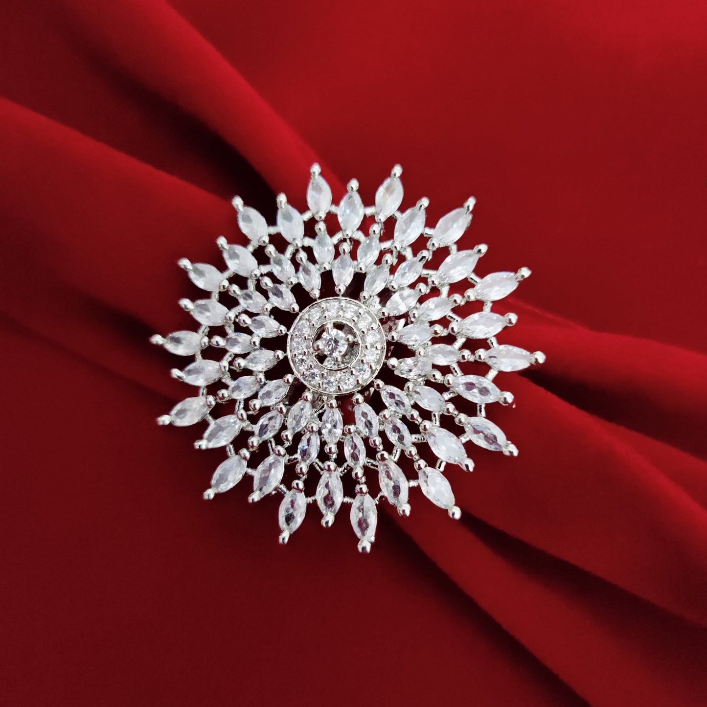 Opal Touch - Sparkling Symphony White Rhodium Ring - Ring