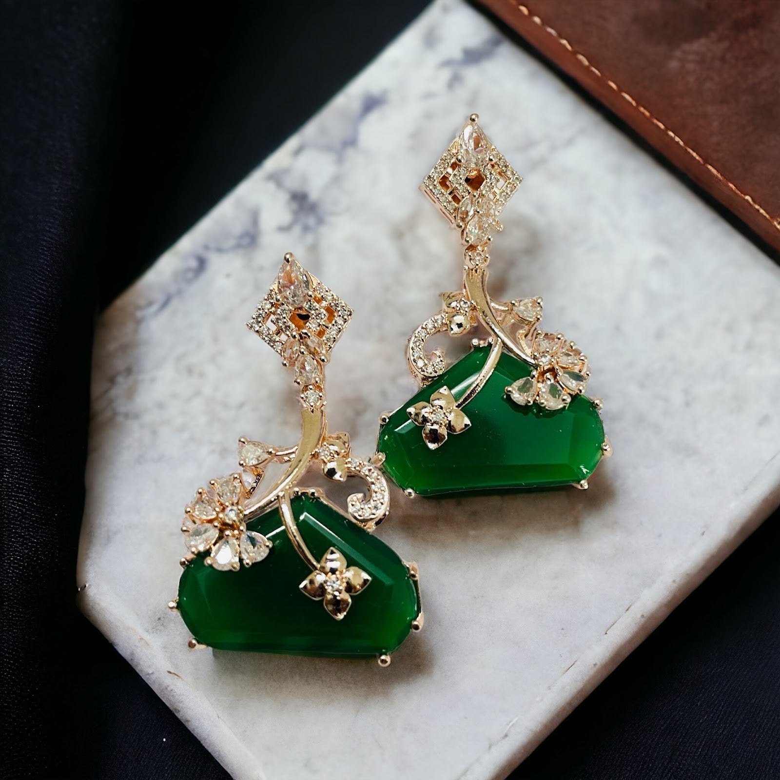 Earrings - Spring Meadow Sparkle Earrings - Opal Touch