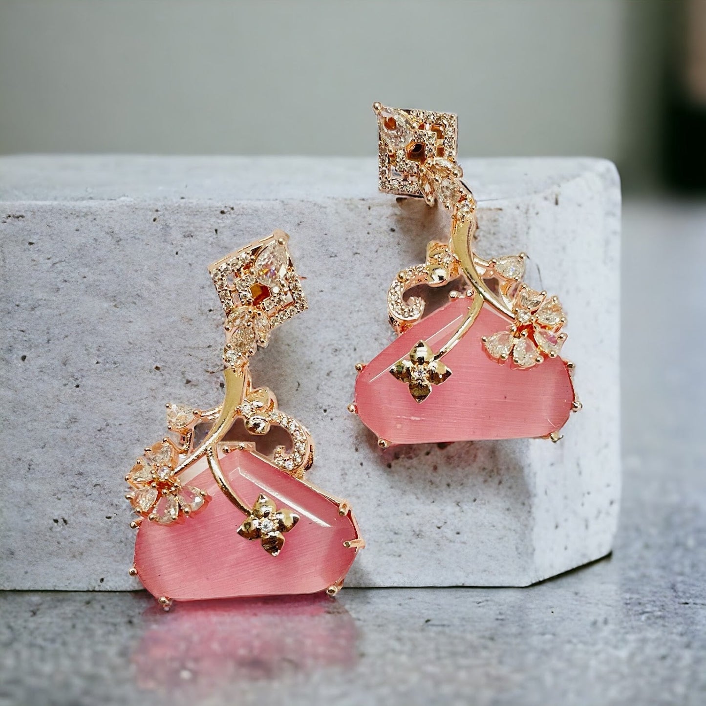 Earrings - Spring Meadow Sparkle Earrings - Opal Touch