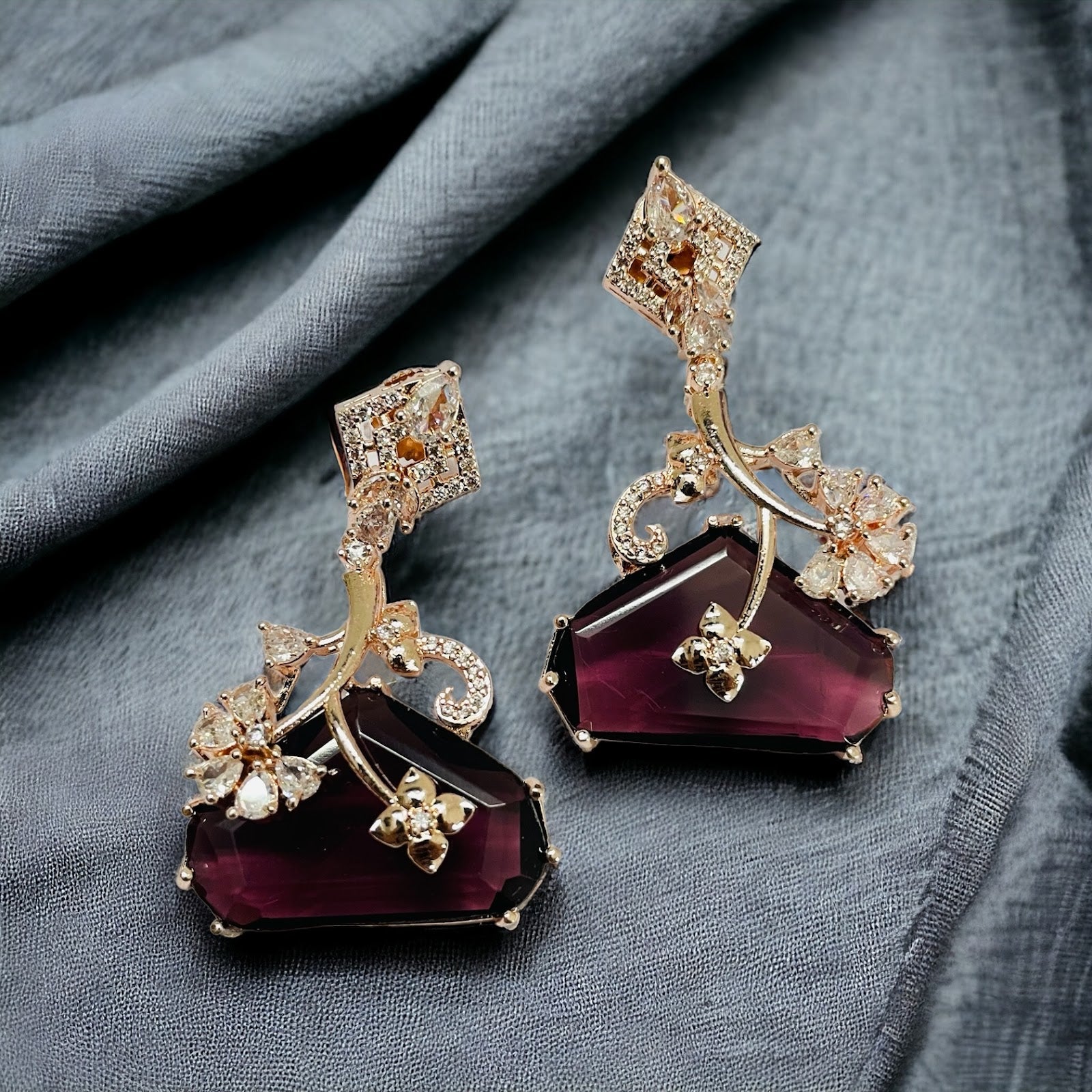 Earrings - Spring Meadow Sparkle Earrings - Opal Touch