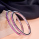 Opal Touch - Square Rhodium Bangles (Pack of 2) - Bangles