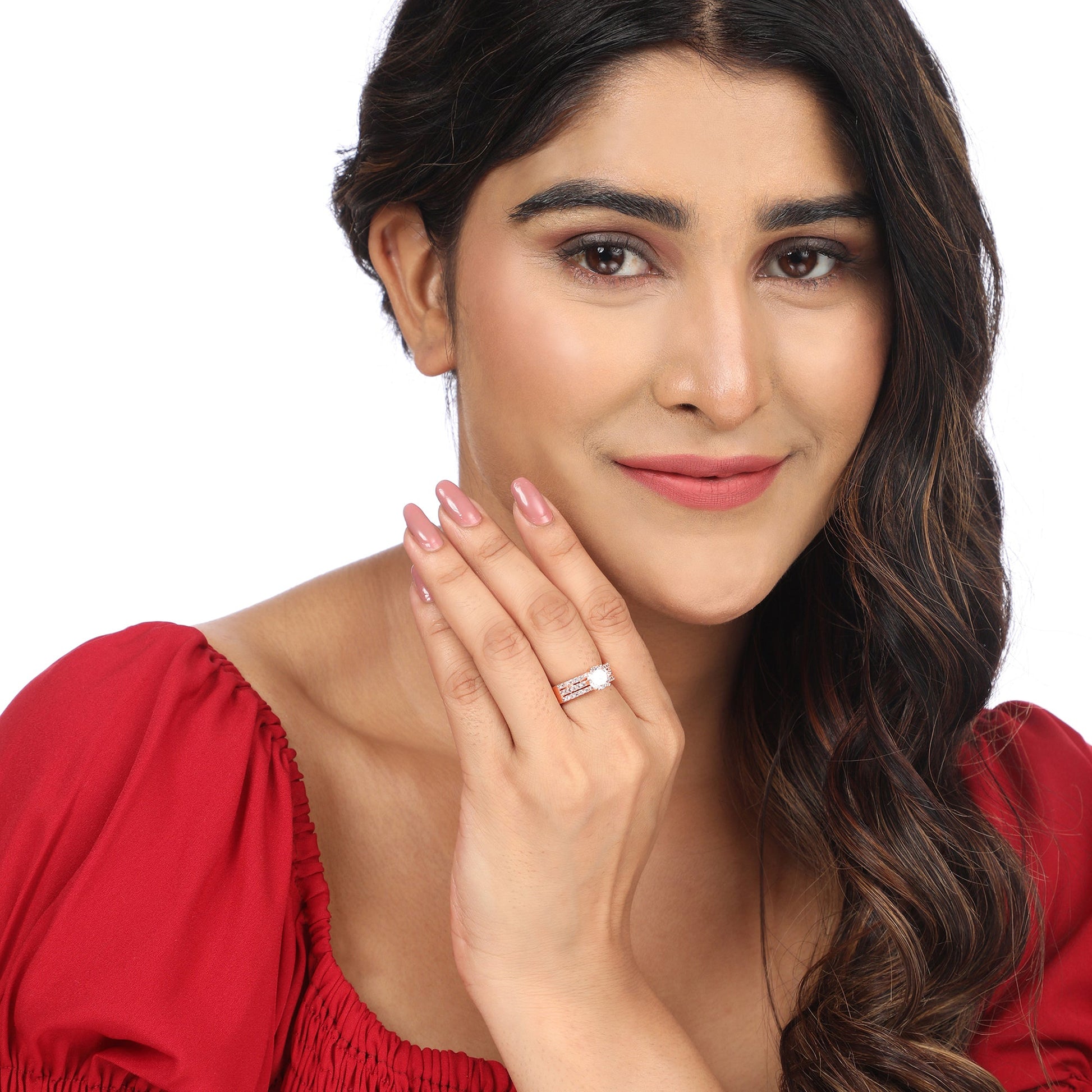 Opal Touch - Stackable Band Ring - Ring