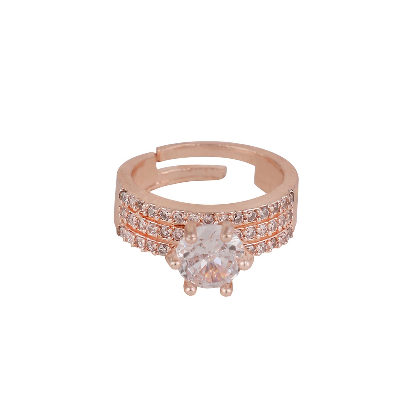 Opal Touch - Stackable Band Ring - Ring