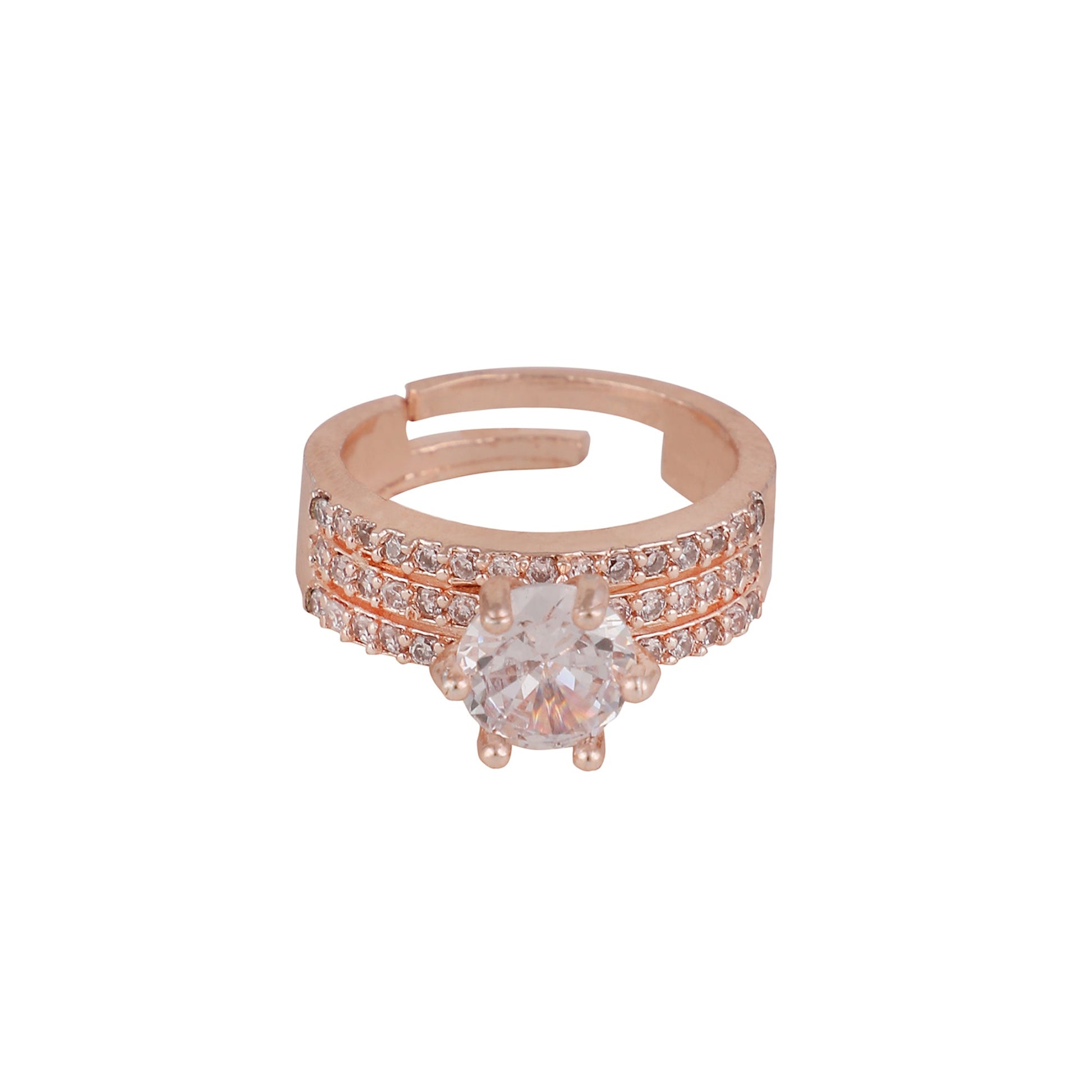 Opal Touch - Stackable Band Ring - Ring