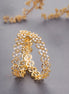 Star Gold Plated Bangles (Pack of 2) - Opal Touch