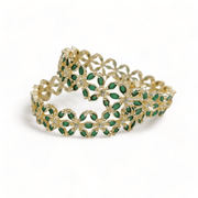 Star Gold Plated Bangles (Pack of 2) - Opal Touch