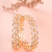 Star Gold Plated Bangles (Pack of 2) - Opal Touch
