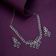 Necklace - Starlight Cascade Necklace Set - Opal Touch