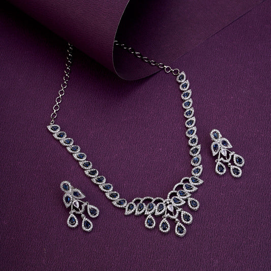 Necklace - Starlight Cascade Necklace Set - Opal Touch