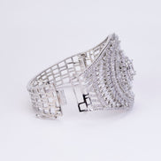 Bracelet - Starlight Stratum Rhodium Plated Bracelet - Opal Touch