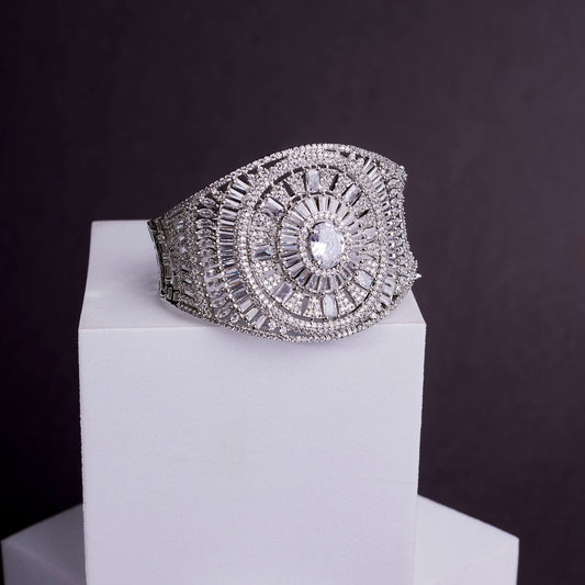 Bracelet - Starlight Stratum Rhodium Plated Bracelet - Opal Touch