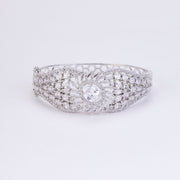 Bracelet - Starlight Weave rhodium Plated Bracelet - Opal Touch