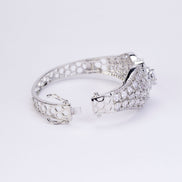 Bracelet - Starlight Weave rhodium Plated Bracelet - Opal Touch