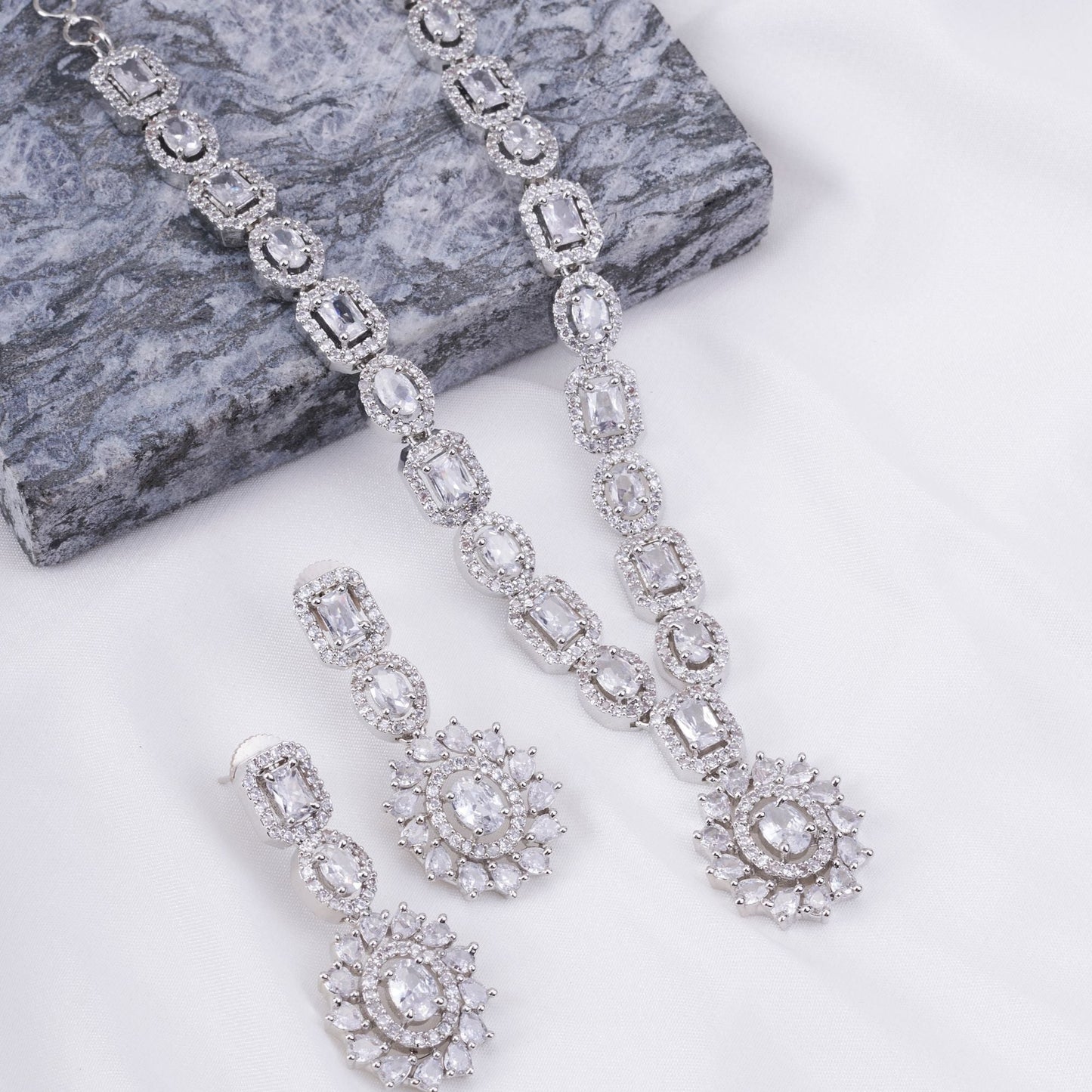 Opal Touch - Starlit Elegance Necklace - Necklace