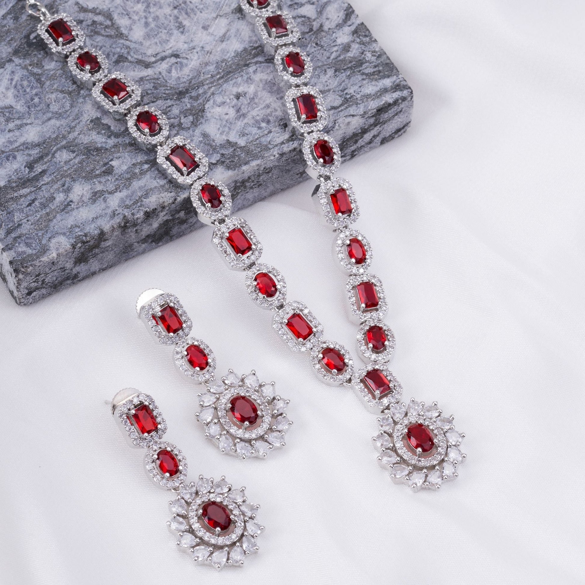 Opal Touch - Starlit Elegance Necklace - Necklace