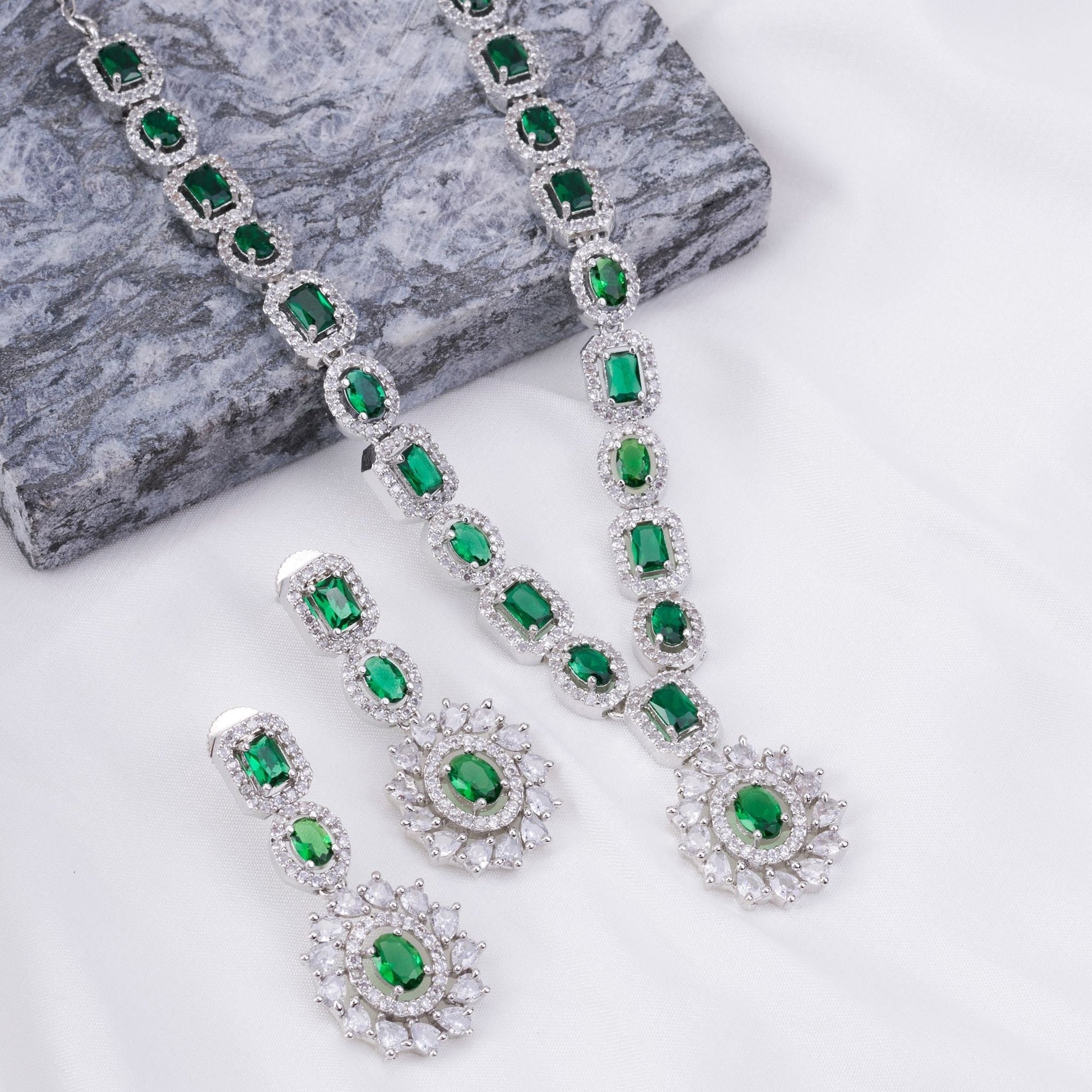 Opal Touch - Starlit Elegance Necklace - Necklace