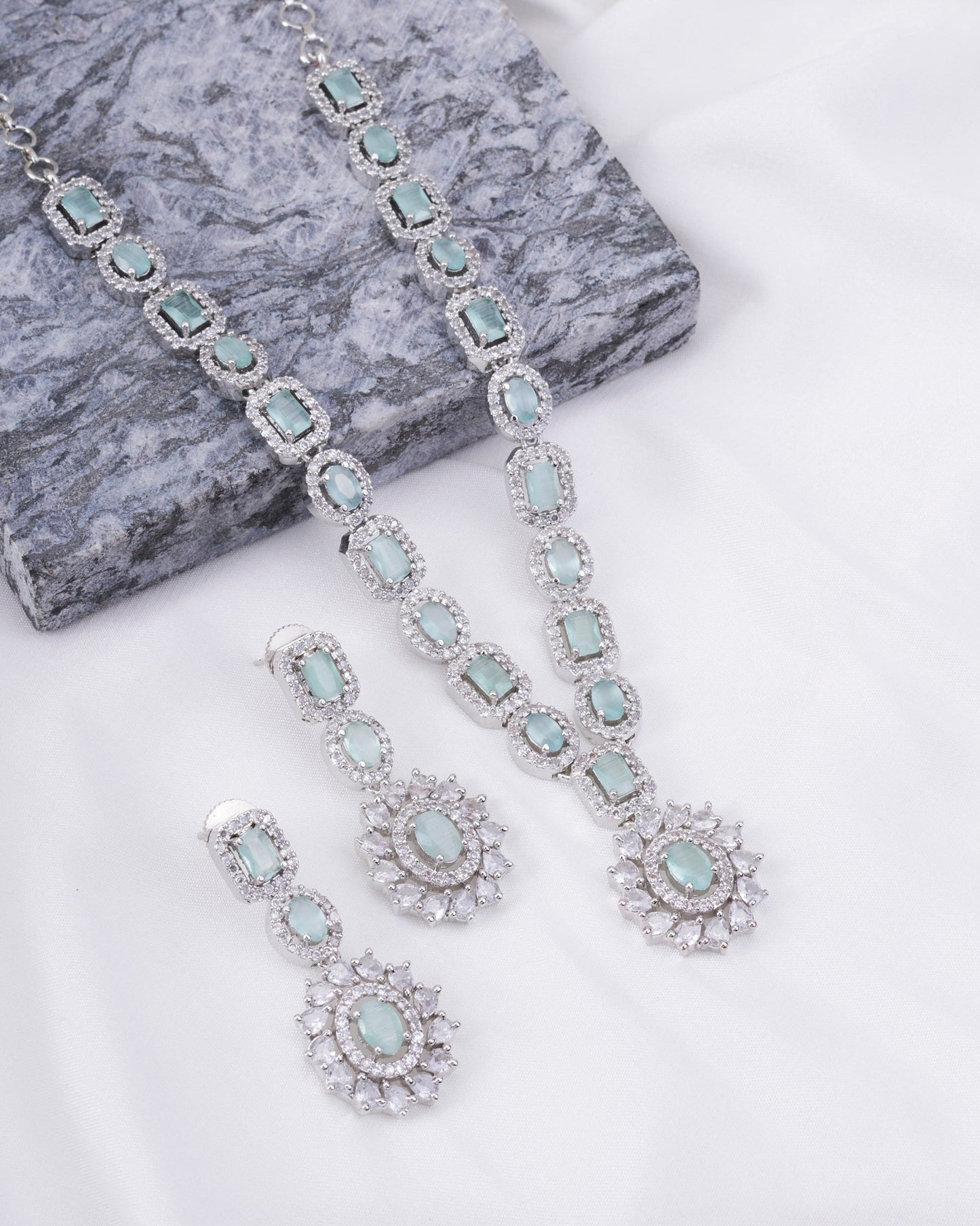 Opal Touch - Starlit Elegance Necklace - Necklace