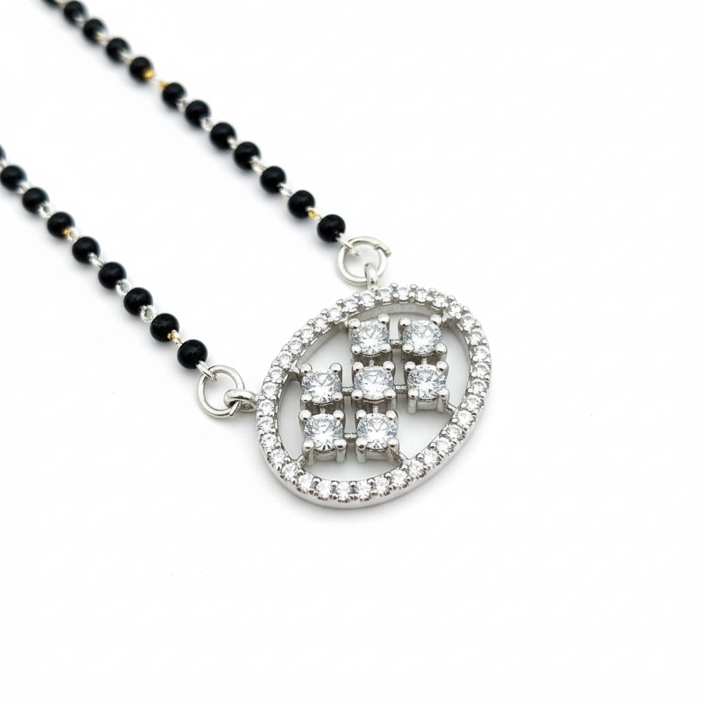 Starlit Nights Mangalsutra - Opal Touch