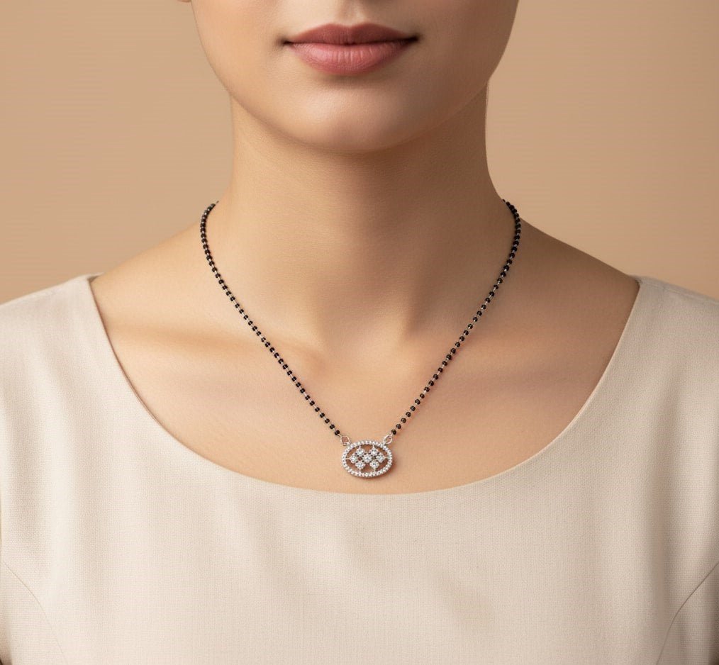 Starlit Nights Mangalsutra - Opal Touch