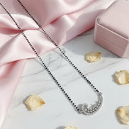 Starry Nightfall Mangalsutra - Opal Touch