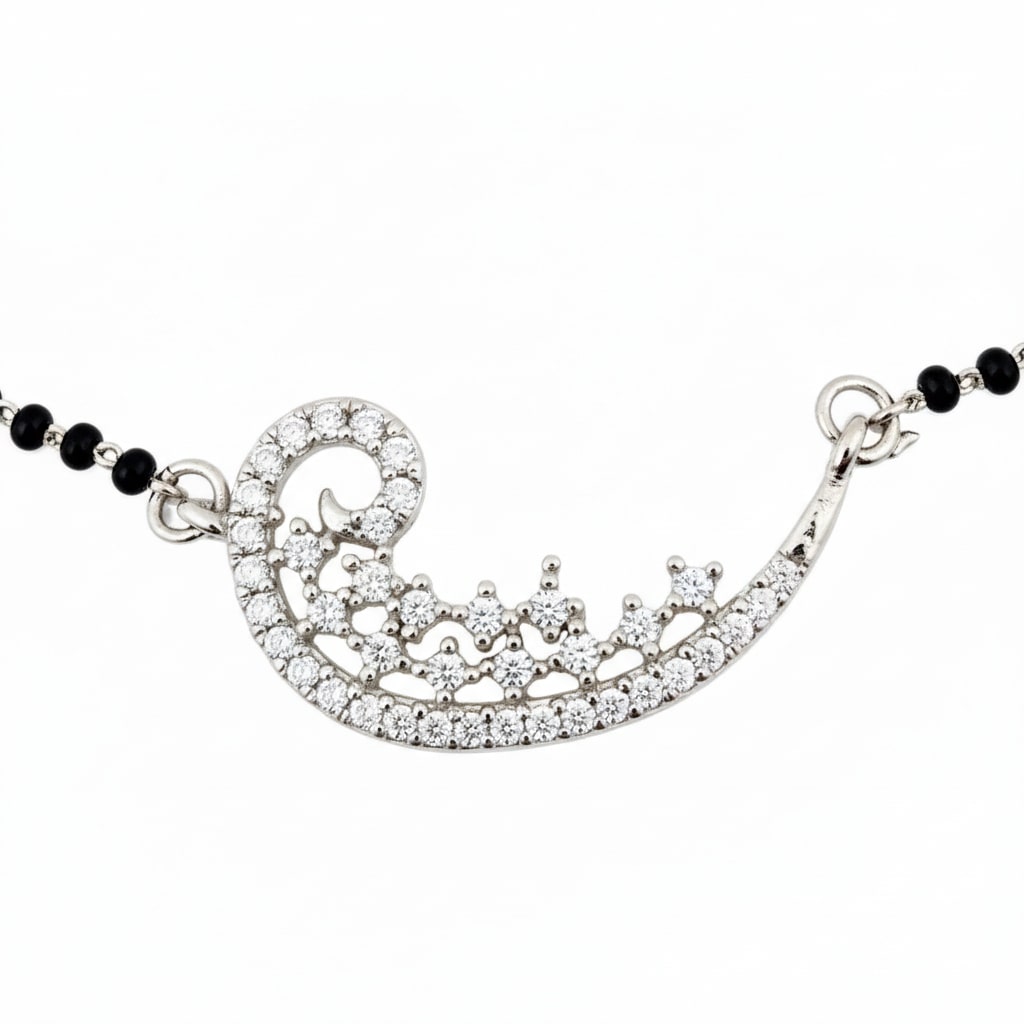 Starry Nightfall Mangalsutra - Opal Touch