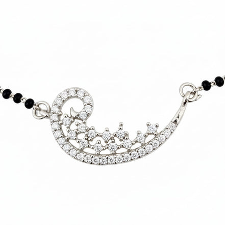 Starry Nightfall Mangalsutra - Opal Touch