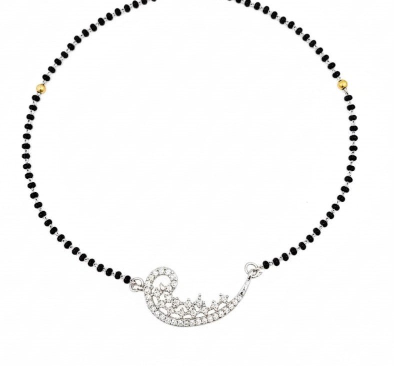 Starry Nightfall Mangalsutra - Opal Touch