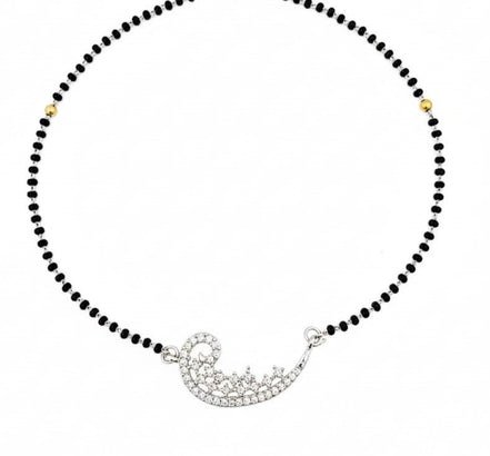 Starry Nightfall Mangalsutra - Opal Touch