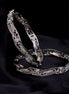 Bangles - Stellar Bloom Rhodium Bangles - Opal Touch