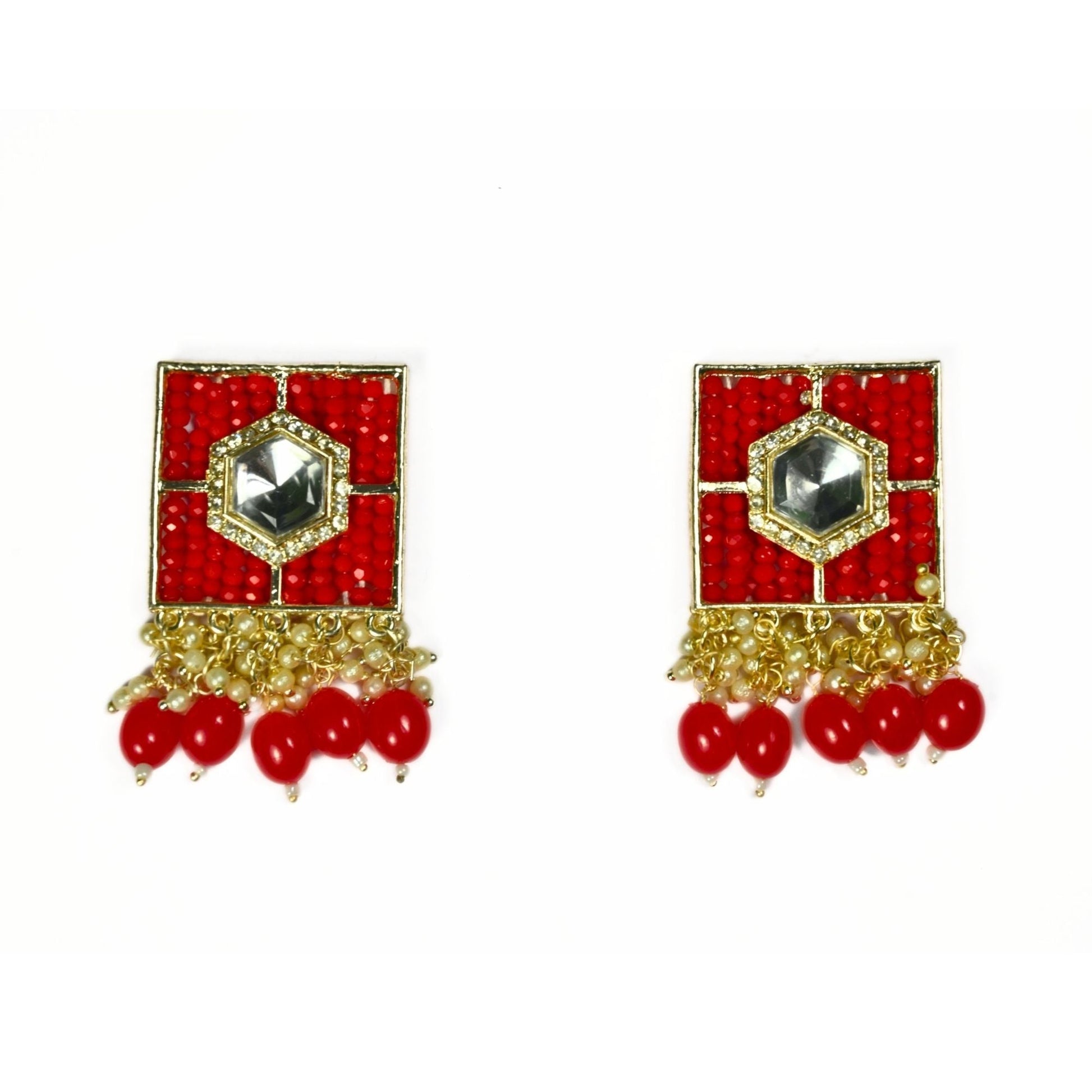 Stylish Chocker Necklace Set With Pearls - Opal Touch