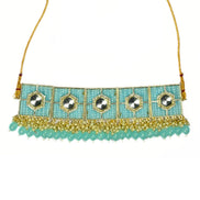 Stylish Chocker Necklace Set With Pearls - Opal Touch