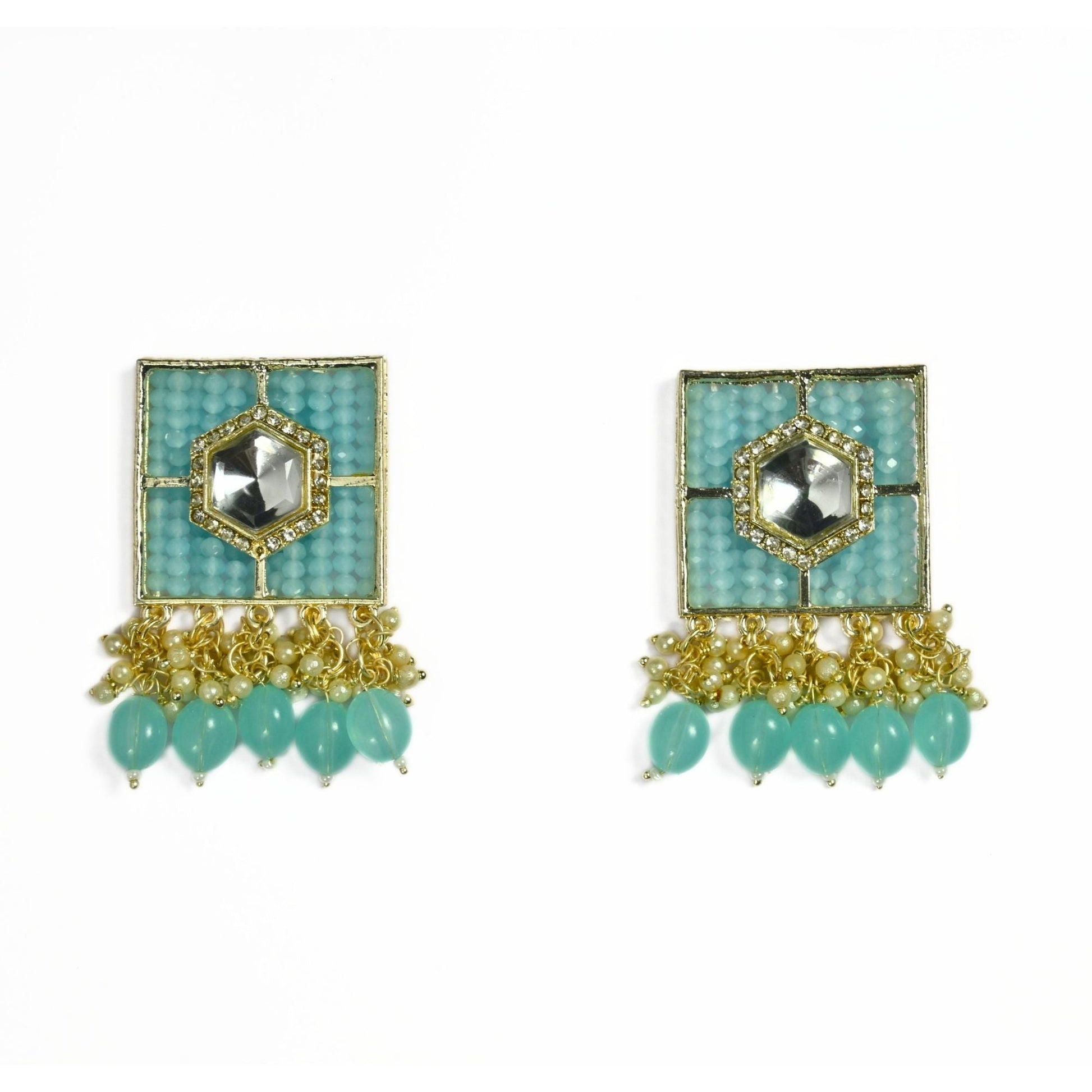 Stylish Chocker Necklace Set With Pearls - Opal Touch