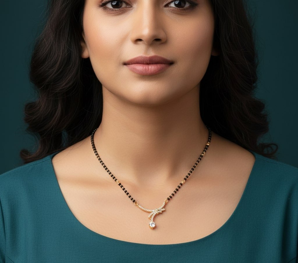 Sunlit Grace Mangalsutra - Opal Touch