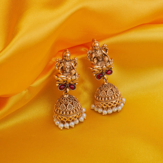 Necklace - Swarnalakshmi Gold Plated Necklace Set - Opal Touch