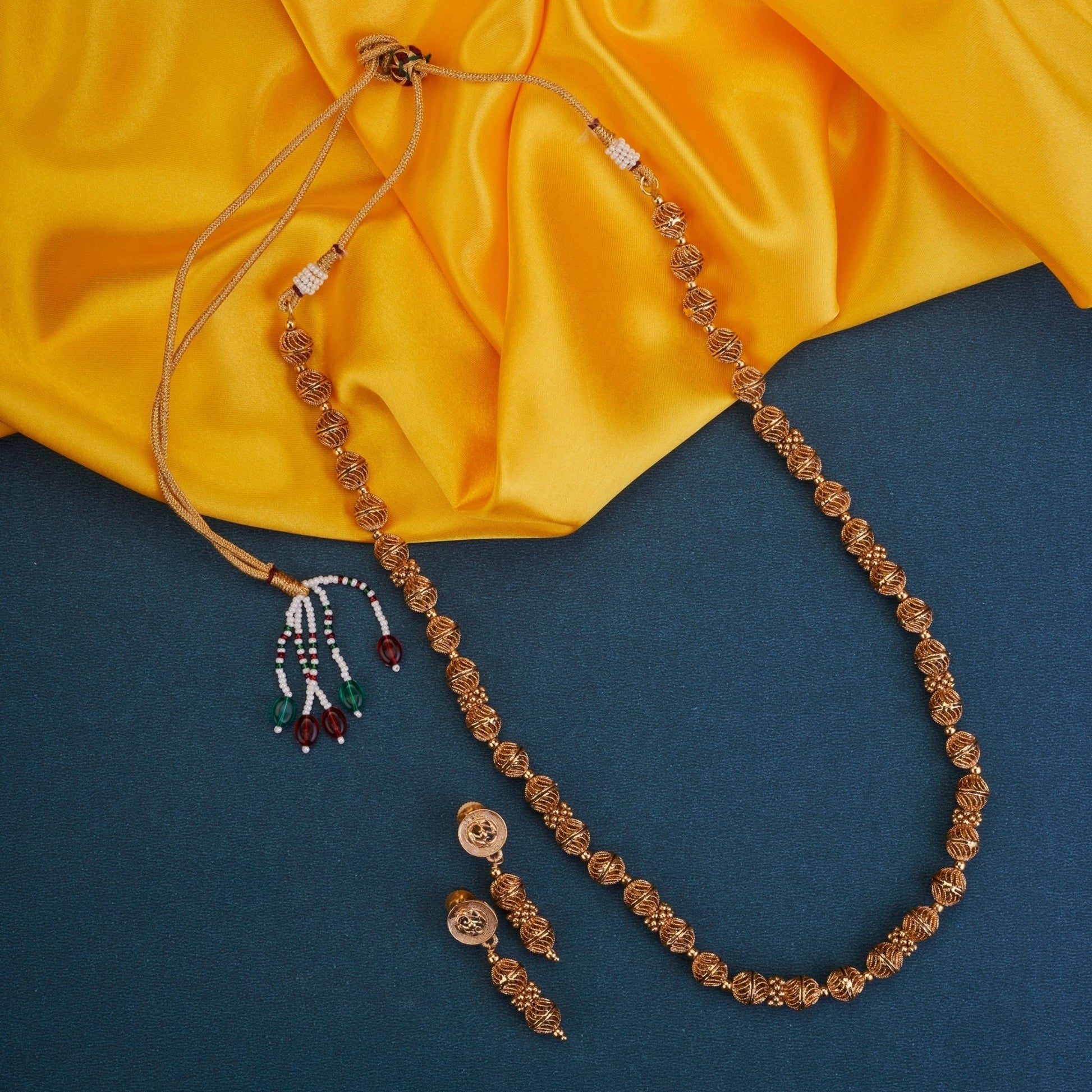 Necklace - Tasseled Treasure Necklace Set - Opal Touch