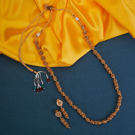 Necklace - Tasseled Treasure Necklace Set - Opal Touch