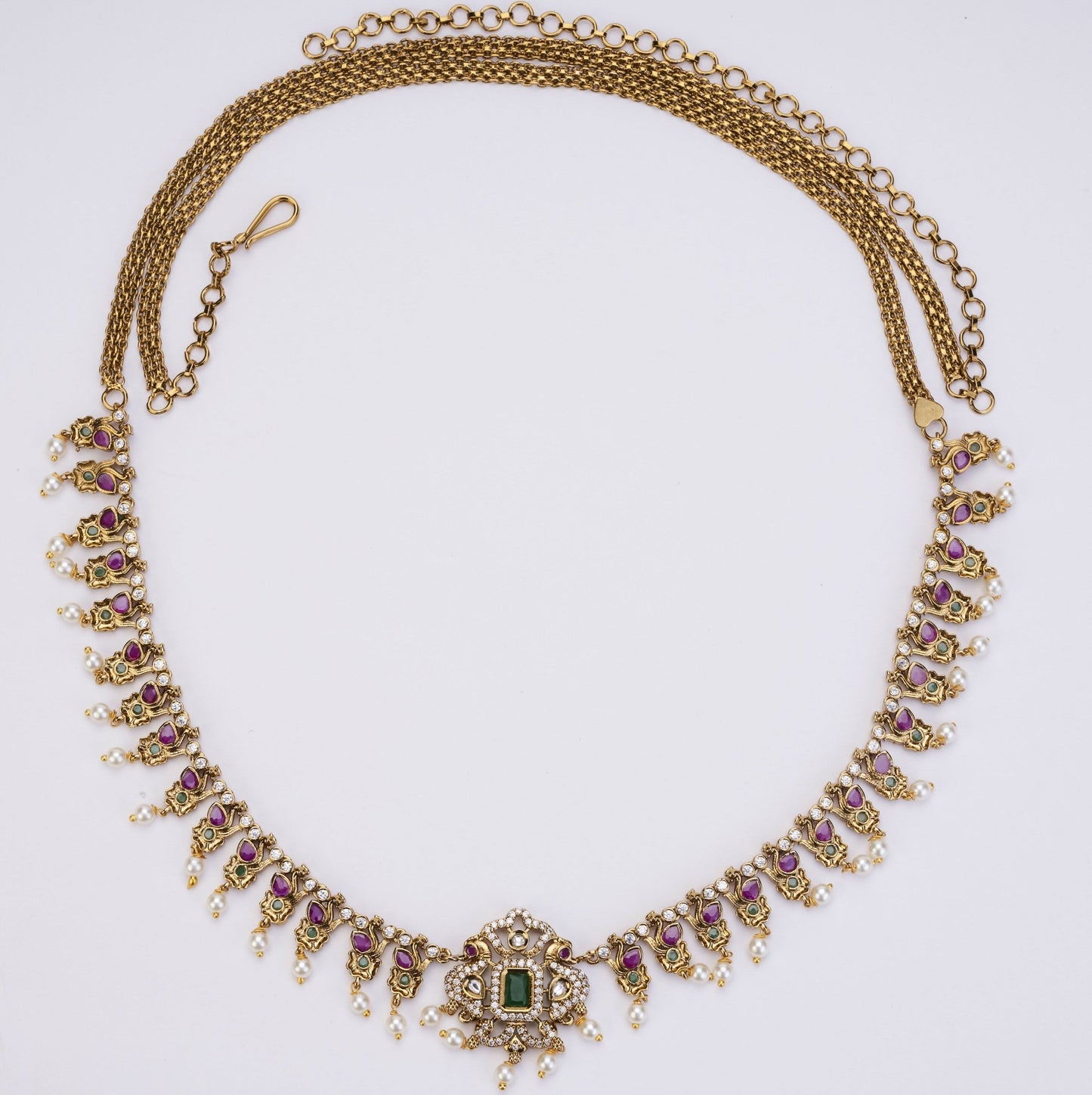 Hip Belt - Temple Treasure Kamarbandh - Opal Touch