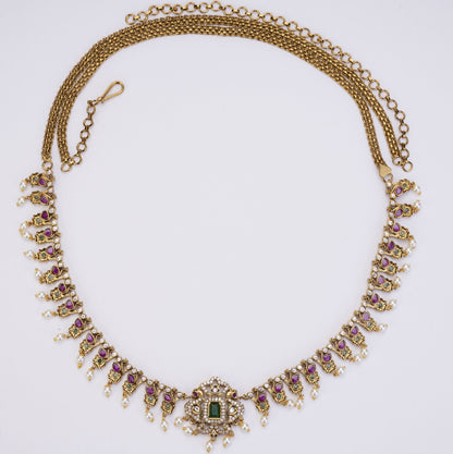 Hip Belt - Temple Treasure Kamarbandh - Opal Touch