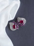 Studs - Thoughtful Rhodium Studs - Opal Touch