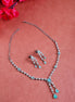 Timeless American Diamond Necklace and Earring Set - Opal Touch