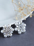Studs - Timeless Beauty White Pearl Studded Earrings - Opal Touch