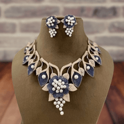 Opal Touch - Timeless Flower Petals Rose Gold Necklace - Necklace
